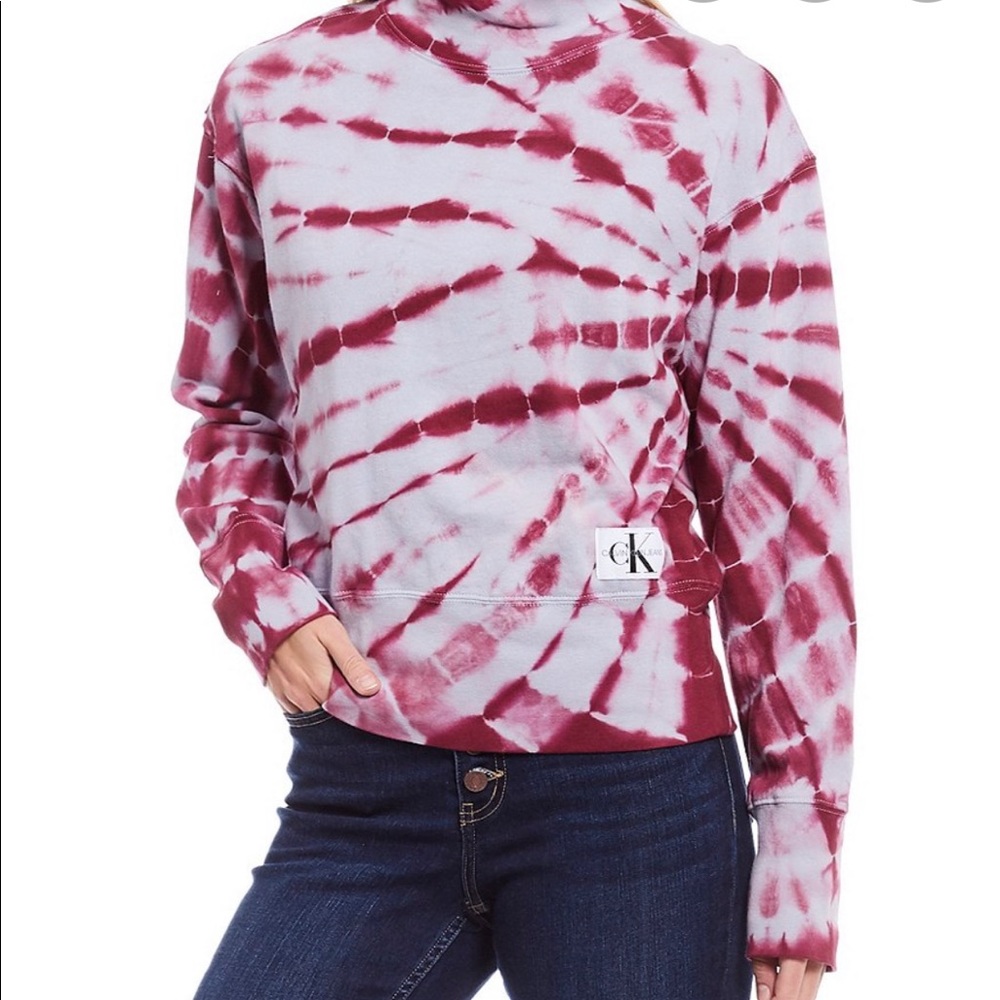 Mock neck Calvin Klein the dye sweater